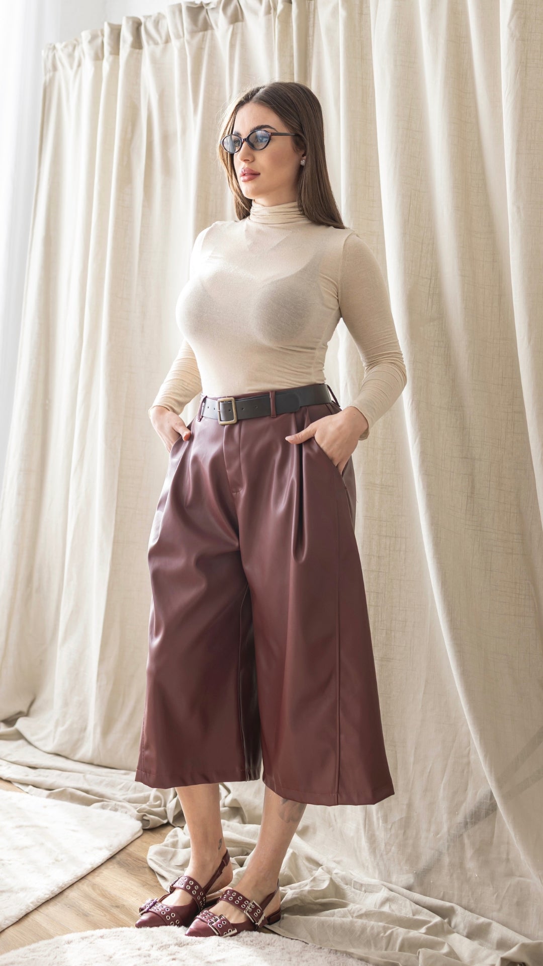 Maglia Velata Beige