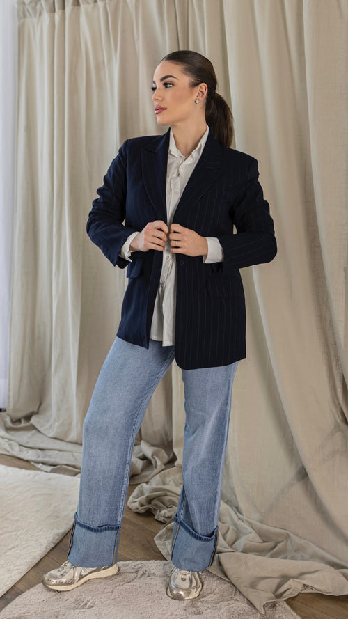 Blazer gessato